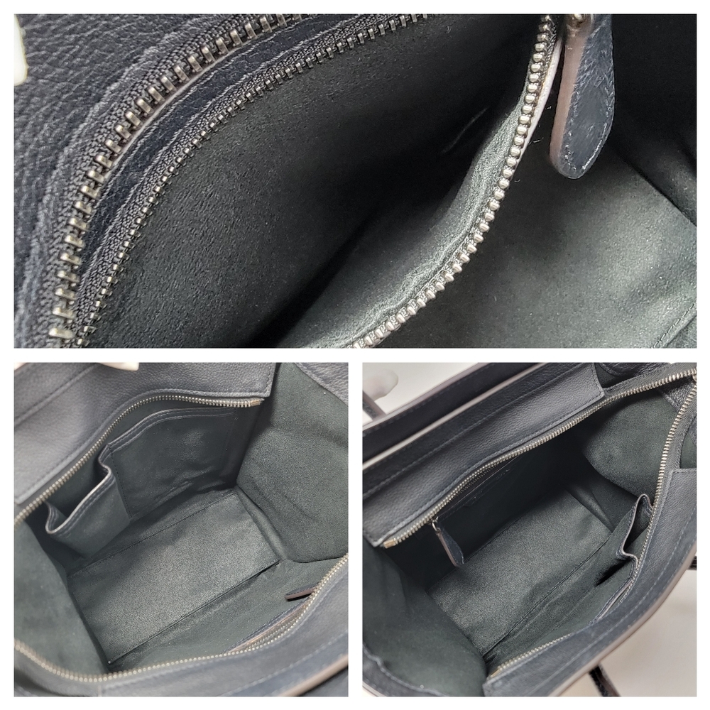 CELINE Micro Luggage Satchel Leather Calfskin Bag - Picture 6 of 11